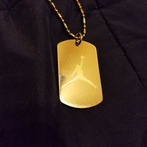 Air Jordan Dogtag Necklace
